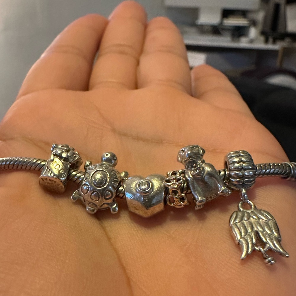 Authentic Pandora Bracelet with charms